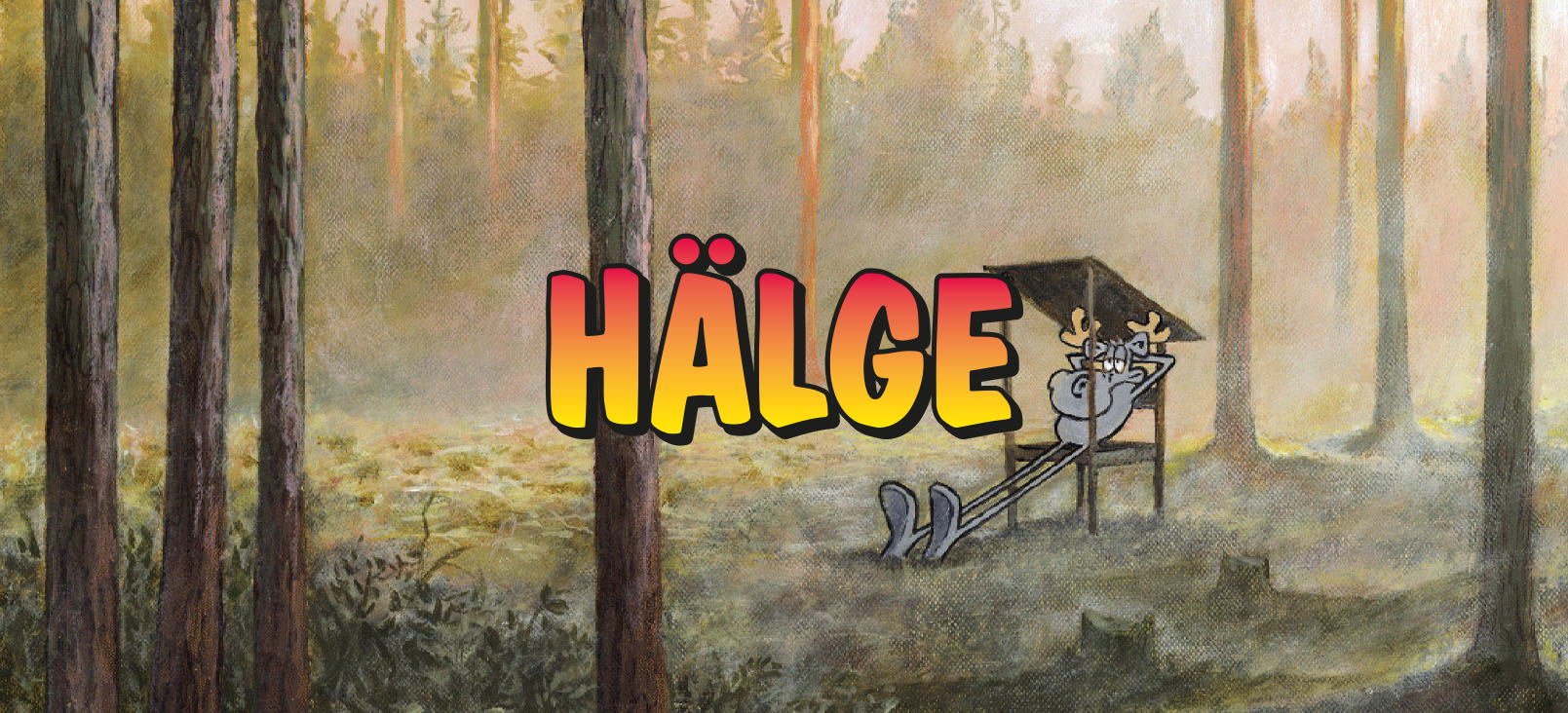 Illustration from Hälge with logo