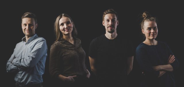 Author photo of Pekka Juntti, Jenni Räinä, Anssi Jokiranta  and Anna Ruohonen.