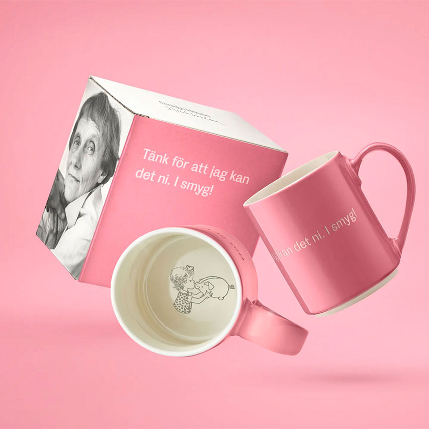 Design house stockholm pink lotta mug