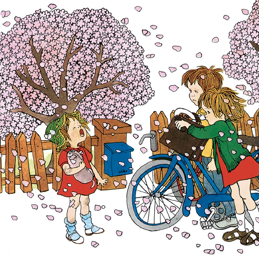 Lotta on troulemakerstreet illlustration