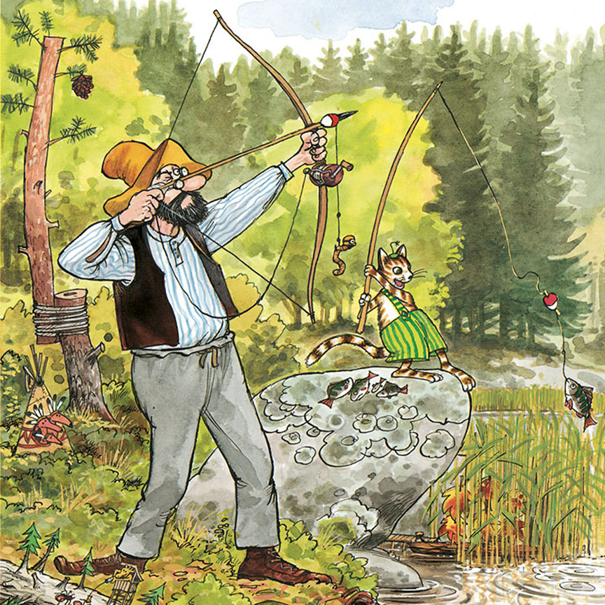 Pettson and Findus illustration