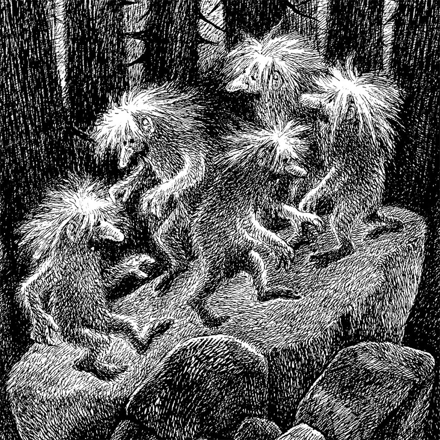 Illustration from Ronja the robbers daughter