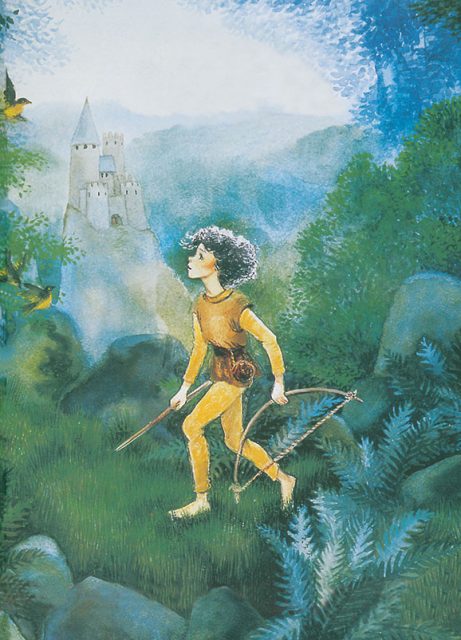 Cover illustration from Ronja the Robber's daughter