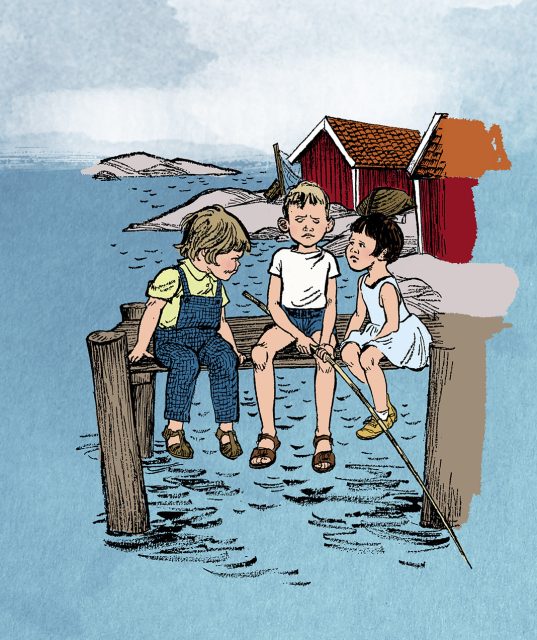 Illustration from Saltkråkan