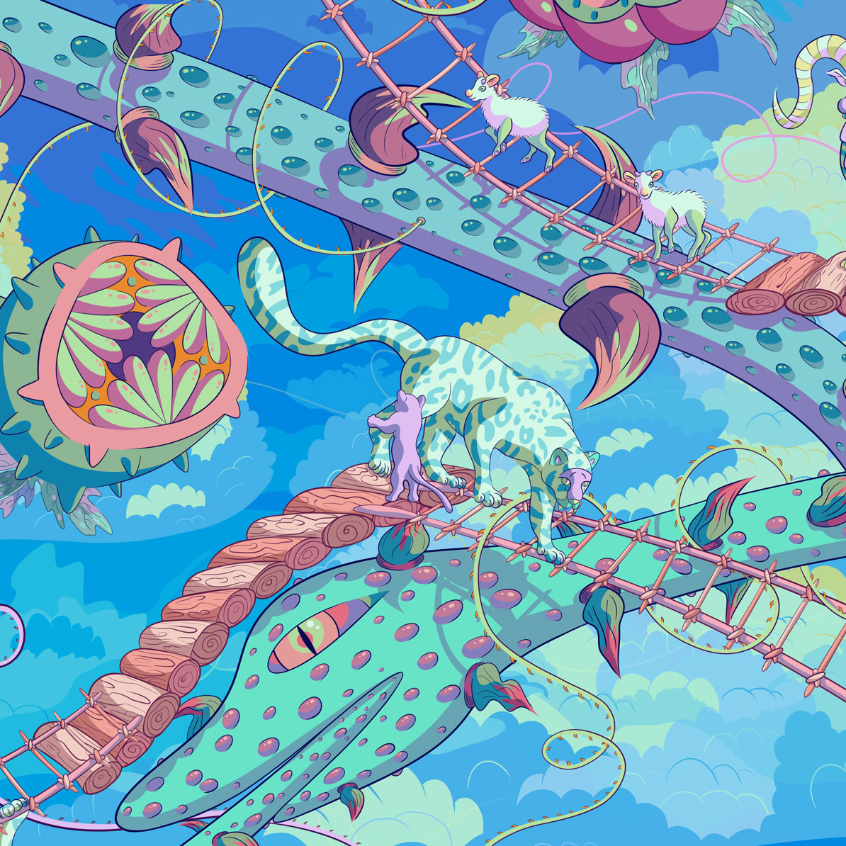 Sam Wilde artwork, Lofty Heights