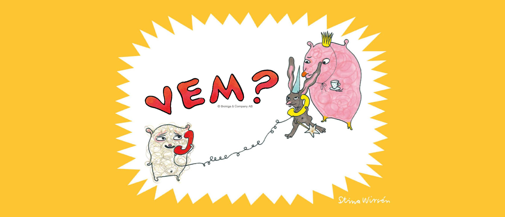 Illustration of Who by Stina Wirsen