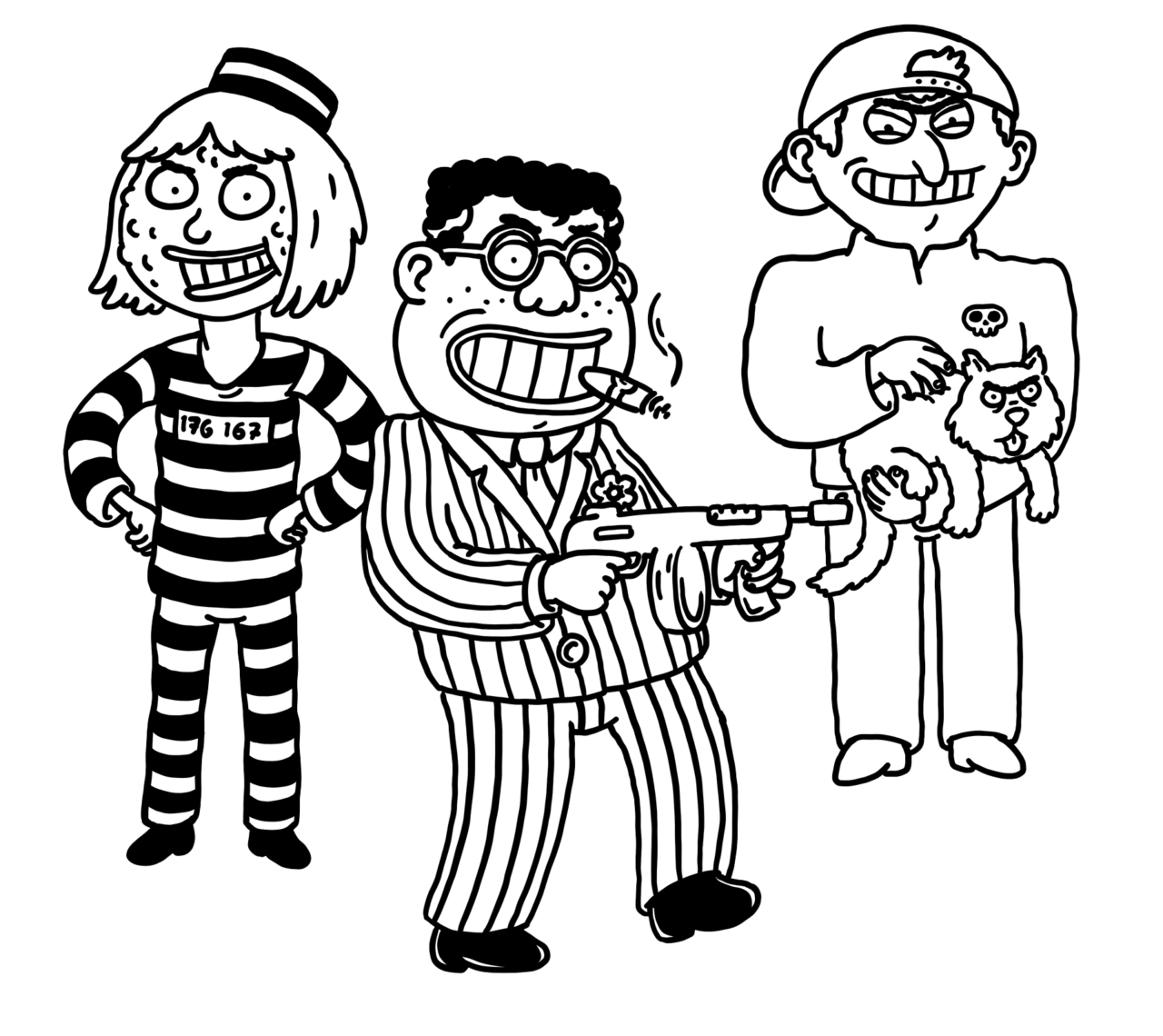 Skurkarnas Skurk, book by IJustWantToBeCool, artwork